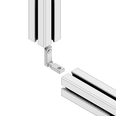 41-001-0 MODULAR SOLUTIONS PROFILE FASTENER<br>HIDDEN PROFILE CONNECTOR M